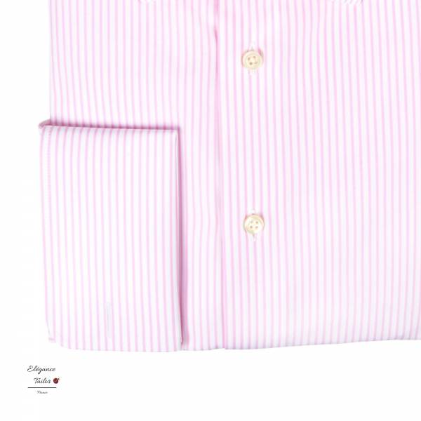 Chemise homme rose en coton premium Modèle 5070